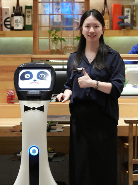 Alpha’s “Panda” food delivery robot: the new favorite of Suzhou Japanese restaurant!
